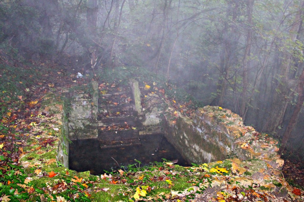 fontaine abandonnée